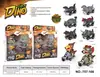 Juguete de motocicleta de dinosaurio para niños transfronterizo, de fricción, todoterreno de simulación, dinosaurio de cuatro ruedas, de fricción, para niños