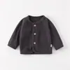 Ropa infantil de primavera y otoño, abrigo para bebé, ropa de bebé, suéter de punto, ropa de primavera, cárdigan para niños, top estilo coreano