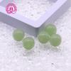Fábrica en stock ventas directas vidrio cuentas redondas 10mm vidrio Jade cuentas redondas cuentas perforadas cuentas sueltas piedra desnuda venta al por mayor
