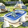 Colchón inflable de PVC flocado personalizado para niños, adecuado para acampar al aire libre, uso doméstico y como cama plegable para siestas de bebés