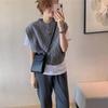 Estilo japonês Outer Wear Button Knitted Cardigan Vest 2024 Outono e Inverno Novo Estilo Coreano Macio Cera Estilo Suave Suéter Feminino Colete