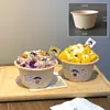 Tigelas Descartáveis Atacado por Caixa, Tigelas de Iogurte Cold Brew, Tigelas de Papel para Barracas, Tigelas de Raspa de Gelo, Tigelas de Gelo Fofo, Tigelas Espessas para Sobremesas