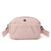 Bolsa Pequena Transversal para Mulheres, Bolsa de Ombro de Lona Popular da Moda para Comércio Exterior Transfronteiriço, Bolsa Casual Simples de Nylon Leve de Alta Qualidade