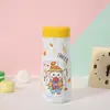 Taza Termo de Leche Infantil con Ilustración de Animales de Dibujos Animados de Fábrica, Portátil para Estudiantes, Taza de Vacío Linda, Regalo, Venta al por Mayor en Stock