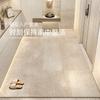 Tapete de Piso para Porta de Entrada Estilo Creme Novo Tapete de Entrada de Alta Qualidade Antiderrapante Tapete Externo para Porta de Entrada Tapete de Entrada