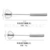 Batidor de huevos semiautomático de acero inoxidable, manual, directo de fábrica, prensa, batidor de huevos giratorio, herramientas para hornear