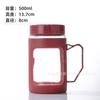Taza de negocios con asa de oficina con colador taza de té perfumado taza de té vaso de agua sellado con tapa regalo al por mayor vidrio