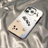 Carcasa de película dos en uno para Apple 16promax, funda para teléfono nuevo iPhone 14/15 con linda caricatura