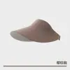 Nuevo sombrero de protección solar de doble cara para mujer para el verano, parasol para exteriores, protección UV, ala ancha, plegable, sin costuras, sombrero de copa abierta