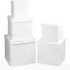 Caja de regalo con tapa de papel kraft personalizada Caja de regalo cuadrada cartón simple retro caja de embalaje universal al por mayor