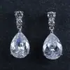 Brincos Europeus e Americanos Femininos Exagerados em Forma de Gota Longos Retrô Zircônia Celebridade da Internet Joias Coreanas Brincos Brincos Brincos