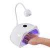 Lámpara de uñas nueva transfronteriza máquina de fototerapia lámpara de curado lámpara de uñas de escritorio giratoria lámpara LED de secado rápido