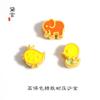 Nuevo DIY Oro Arena Vietnamita Patito Amarillo Elefante Auspicioso Delfín Corona Pájaro Pulsera Nebulosa Cuerda para el Cabello Accesorios de Joyería Transfronterizos