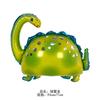 Globo de Aluminio de Dinosaurio de Dibujos Animados Tiranosaurio Rex Dragón de Cuello Largo Dragón de Jade Verde Brontosaurio Arreglo de Cumpleaños Globo de Dinosaurio al Mayoreo