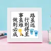 Mona Lisa Bordado a Punto de Cruz Enmarcado Pintura Infantil Kit de Materiales DIY Decoración de Mesa Kit para Principiantes