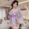 Lencería sexy Puro Deseo Kimono estampado japonés Uniforme traje Pijamas gratis Tentación ny