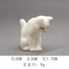 Adornos creativos de animales de micropaísaje, muñeca en miniatura, modelo de resina, gato, gatito, gato, flor de gato