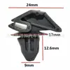 Adequado para 11-15 Ford New Focus Clipe de Fixação da Placa Protetora da Saia Lateral do Carro Clipe da Vigia Lateral Inferior Fivela de Borracha