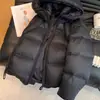 Chaqueta de Algodón con Capucha Estilo Coreano Talla Grande para Mujer Diseño de Invierno Sentido Súper Bueno Atmósfera Dulce Nicho Temperamento Adelgazante Ropa de Abrigo