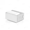 Luz de presença plug-in GY149 com sensor de luz, carcaça branca, tampa branco leitoso, formato quadrado, para decoração de ambiente noturno