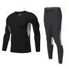 Traje de Body de Secado Rápido para Niños, Hombres y Mujeres, Ropa Deportiva de Entrenamiento para Correr de Otoño e Invierno, Ropa de Baloncesto, Ropa Base para Fitness