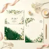 Conjunto Criativo de Papel de Carta Manuscrito com Ilustrações, Papel Timbrado Estético, Presente de Aniversário
