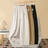 Calça Curva Especial Plus Size Feminina 2026 Outono Nova Calça Casual com Pingente de Pônei, Emagrecimento para Senhoras Plus Size 0813