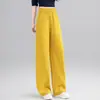 Pantalones de pierna ancha de cintura alta adelgazantes, de moda, estilo coreano, hechos a medida, para el día a día y uso casual, moda otoño 2026