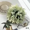 Estilo Ins Crisantemo de Ping Pong Cepillado Flores Artificiales Flor de Pasador DIY Materiales Accesorios Arreglo de Pared de Flores para Bodas Accesorios para Fotografía