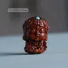 Sândalo Criativo Versão Q Signo do Zodíaco Cavalo Protetor Pingente DIY Bodhisattva Mahasthamaprapta Pulseira Acessórios Artesanais Joias