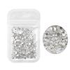 Qualidade transfronteiriça broca de unhas manicure misturada pequenas jóias comércio internacional um diamante tamanho misto SS4-SS12 vidro Diamante 500 PCs