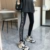 Leggings con taladro caliente para mujer, venta directa de fábrica, nuevos leggings de modal, venta al por mayor, explosiones de color rojo neto, pantalones casuales