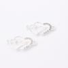 Nuevos Accesorios de Joyería de Moda de Corazón de Amazon Joyería de Oro K de Diamantes de Doble Corazón Accesorios de Joyería DIY Ventas Directas de Fábrica