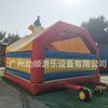 Trampolín inflable de PVC de dibujos animados para niños al aire libre Viento europeo y americano castillo travieso cama de salto castillo fabricantes de moldes de aire