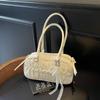 Bolso Transfronterizo de Gran Capacidad para Mujer 2025 Nuevo Casual Nicho de Un Solo Hombro Sobaco Bolso de Boliche de Estilo Occidental de Alta Gama
