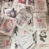 Esponja de limpieza de pulpa de madera comprimida de algodón con dibujos animados, esponja para lavar cuencos, toallita mágica absorbente duradera, sin aceite, cepillo para ollas de cocina, trapo