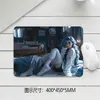 Alfombrilla de ratón de alto valor para chica repartidora de periódicos tamaño pequeño Antideslizante Pad de mesa Engrosada para chica de e-sports Cuaderno Oficina Personalización