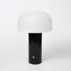 Suministrado Directamente de la Fábrica de Origen, Lámpara de Mesa de Carga de Hongo Estilo Ins Nórdico, Luz Ambiental Portátil LED de Tres Colores con Atenuación Continua