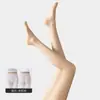 Medias 0D negras para mujer, estilo fino de verano, antienganches, duraderas, invisibles, alta transparencia, medias negras sexys, coquetas y sensuales