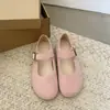 Zapatos planos bajos estilo hada de suela blanda, nuevos para primavera-verano 2026, mocasines Mary Jane retro franceses gentiles para mujer