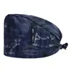 Gorra de Trabajo Transpirable de Algodón Puro, Gorro Médico tipo Cúpula, Gorro Quirúrgico, Gorra sin Visera, Turbante