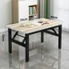 Mesa Plegable Hogar Mesa Baja Mesa de Comedor Mesa de Escritura Mesa de Comedor Rectangular Mesa de Puesto Habitación de Alquiler Mesa Simple