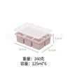 Bandeja de Hielo Grande de Silicona Transfronteriza Molde de Cubitos de Hielo de Grado Alimenticio Molde de Bola de Hielo de Desmoldeo Fácil Congelación Rápida Molde para Hacer Hielo Casero