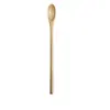 Cuchara de Postre de Madera 20 cm Cuchara Larga Cuchara para Mezclar Miel Larga Mango Largo Palo para Remover Café Cuchara Pequeña Cuchara