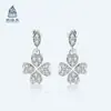 Yinyuanmei Brincos de Prata 925 Trevo de Quatro Folhas Stud Joias Atacado Moda Brinco Joias Dropshipping Brincos Joias