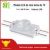 2 lâmpada LED módulo fonte de luz 12V publicidade luminosa palavra moldagem por injeção 1W módulo alto brilho à prova d'água 2835 módulo