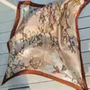 Pañuelo de Seda Estampado, Pañuelo Cuadrado Pequeño, Estilo Coreano para Mujer, Transfronterizo, Estampado de Leopardo, Paisley, Imitación de Seda, Pañuelo de Cuello, Stock Listo de Fábrica, Pañuelo de Gama Alta