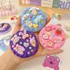 Espejo de maquillaje de mano, plegable, pequeño y redondo, ideal como regalo de cumpleaños para niña.