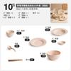 Conjunto de Louças e Pratos com Cor em Baixo Esmalte Embossado Estilo Creme Doméstico Tigelas Criativas Pratos de Cerâmica Prato de Jantar para Nova Casa