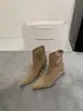 Botines de gamuza de punta estilo francés para mujer, nueva colección otoño/invierno 2026, botines cortos adelgazantes, botines de correa única con tacón alto